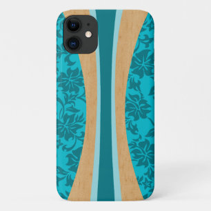 Laniakea Hawaiian Imitate HolzSurfboard Aquamarin Case-Mate iPhone Hülle