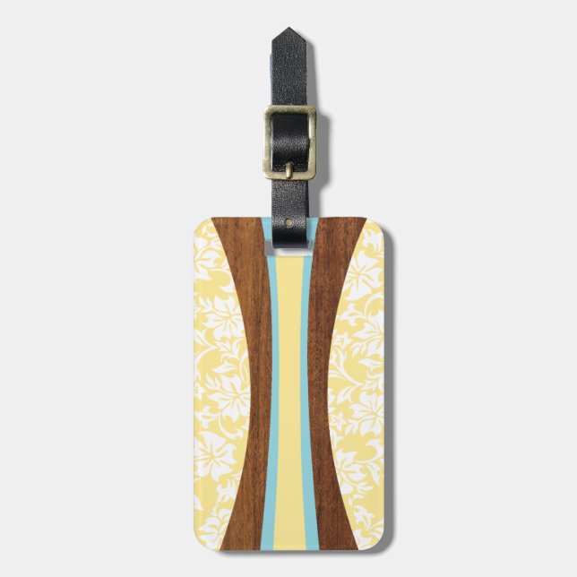 Laniakea Hawaiian Surfboard Gepäckanhänger (Vorderseite vertikal)