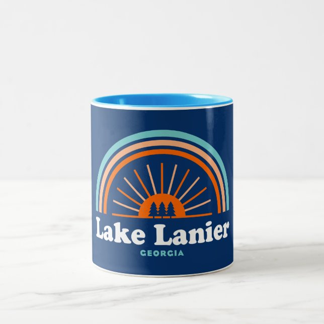 Lanier Georgia Rainbow Zweifarbige Tasse (Mittel)