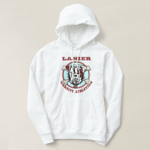 Lanier Weiß-Kapuzenpulli Hoodie