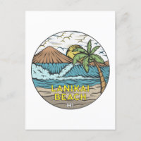 Lanikai Beach Hawaii Vintag