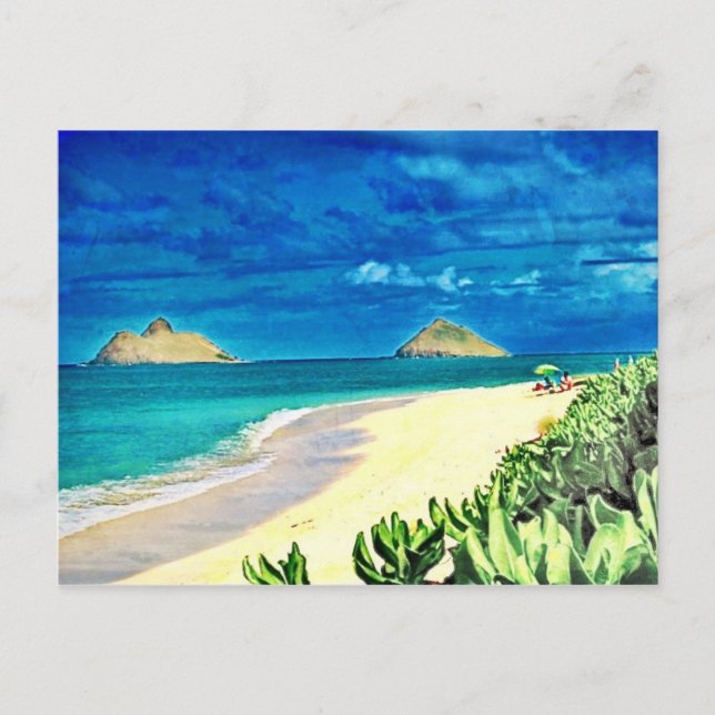 Lanikai, Hawai'i Postkarte (Vorderseite)