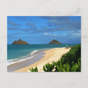 Lanikai, Hawai'i Postkarte