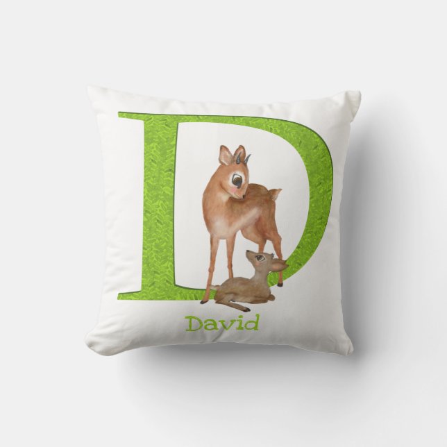 L'animal ABC D est pour coussin dik-dik (Recto)
