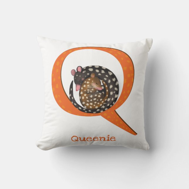 L'animal ABC Q est pour coussin à quoll (Recto)