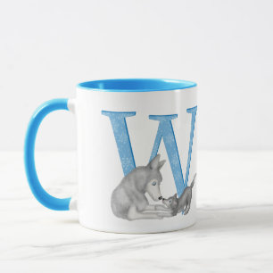 L'animal ABC W est destiné à la tasse de loup