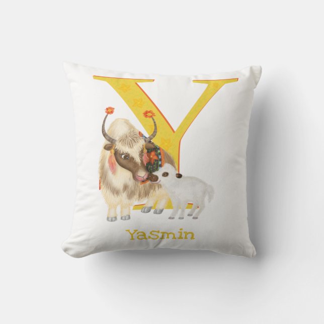 L'animal ABC Y est pour le coussin de yak (Recto)