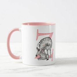 L'animal ABC Z est pour zebra mug