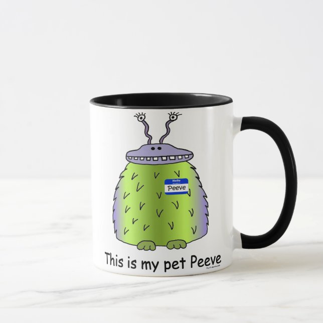 L'animal familier irritent la tasse (Droite)
