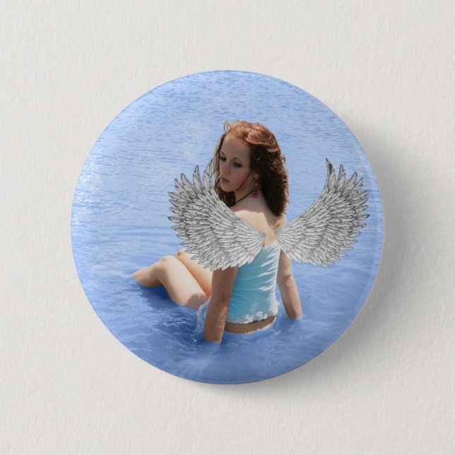Lanissa Engels-Farbknopf Button (Vorderseite)