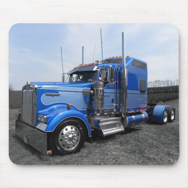 Lanita blaues Kenworth Mousepad (Vorne)