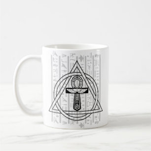 L'Ankh - Hiéroglyphes égyptiens café Mug