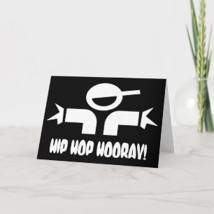 L'anniversaire de hip hop souhaite la carte