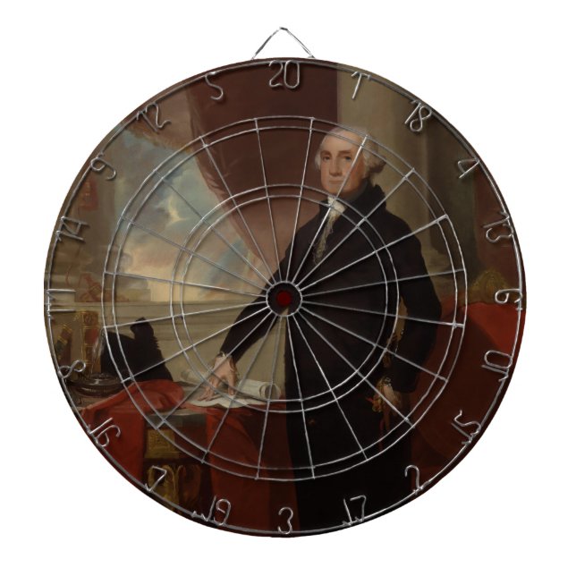 Lansdowne Portrait: US-Präsident George Washington Dartscheibe (vorne)