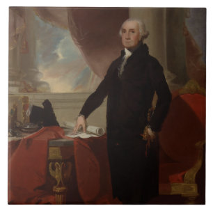Lansdowne Portrait: US-Präsident George Washington Fliese