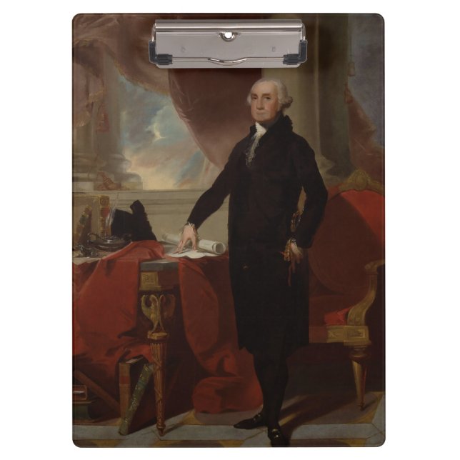 Lansdowne Portrait: US-Präsident George Washington Klemmbrett (Vorderseite)