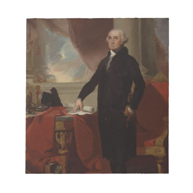 Lansdowne Portrait: US-Präsident George Washington Notizblock (Vorderseite)