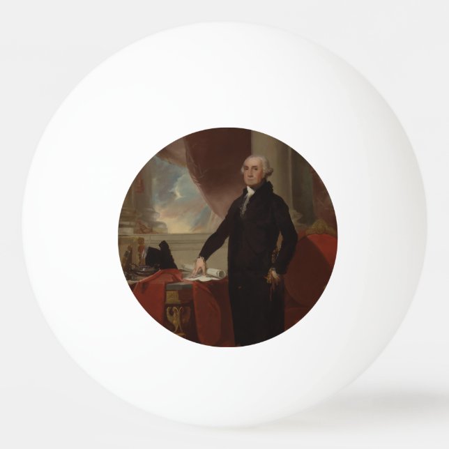 Lansdowne Portrait: US-Präsident George Washington Tischtennisball (Vorderseite)