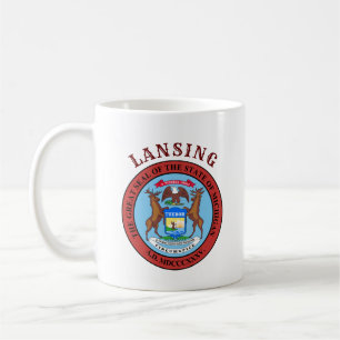 Lansing, Michigan Coffee Tasse