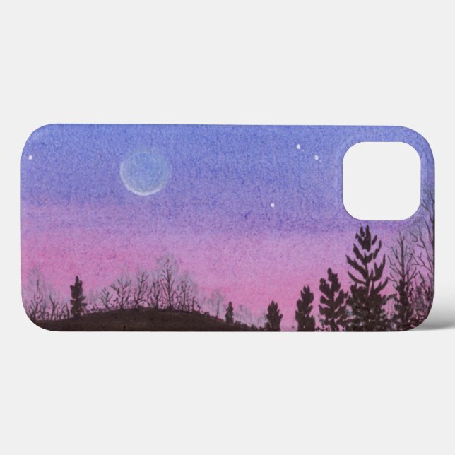 Lansing Moon und Stars Case-Mate iPhone Hülle (Rückseite (Horizontal))