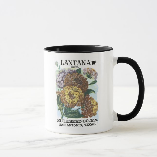 Lantana Mixed, Huth Seed Co. Tasse (Rechts)
