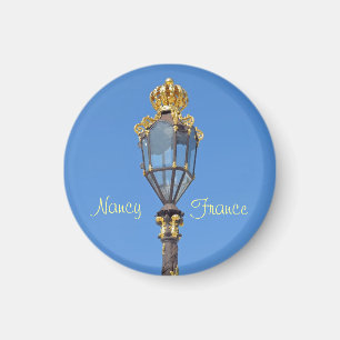 Lantern am Place Stanislas in Nancy, Frankreich Magnet