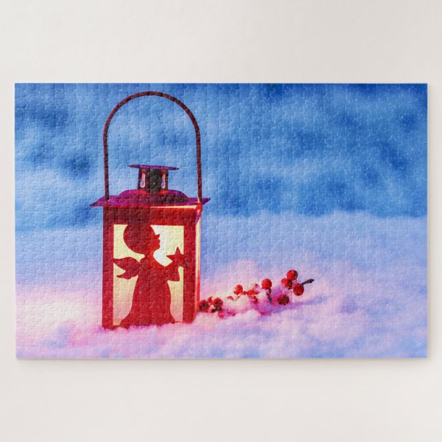 Lantern & Angel Puzzle (Horizontal)