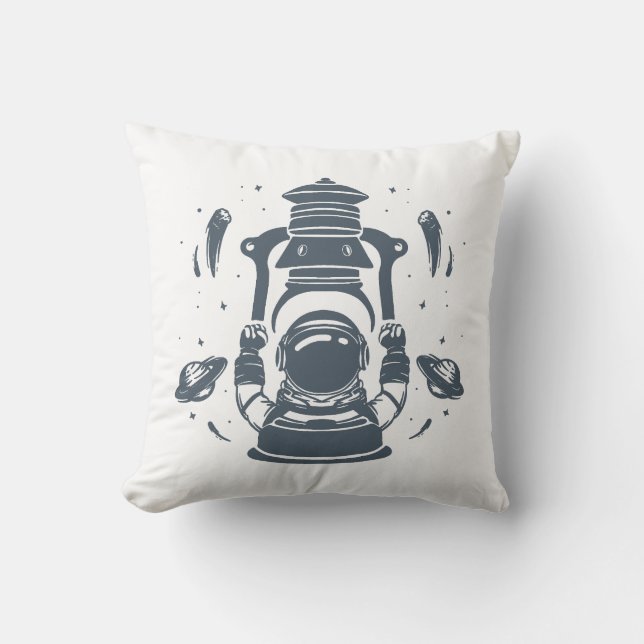 Lantern Astronaut Kissen (Vorderseite)