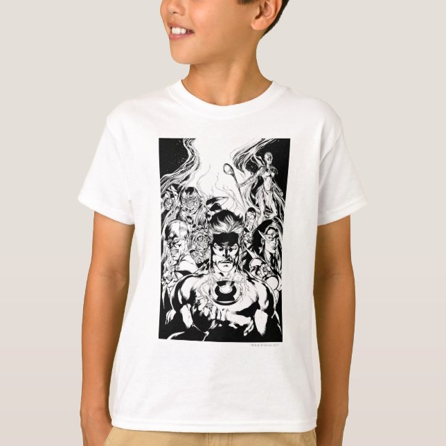 Lantern Corps Group Shot T-Shirt (Vorderseite)