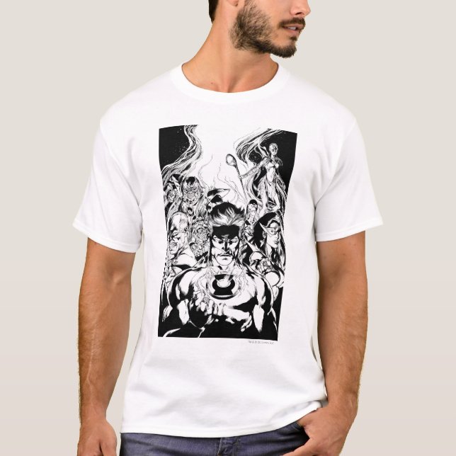 Lantern Corps Group Shot T-Shirt (Vorderseite)