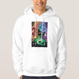Lantern Corps Gruppe mit Farben Hoodie