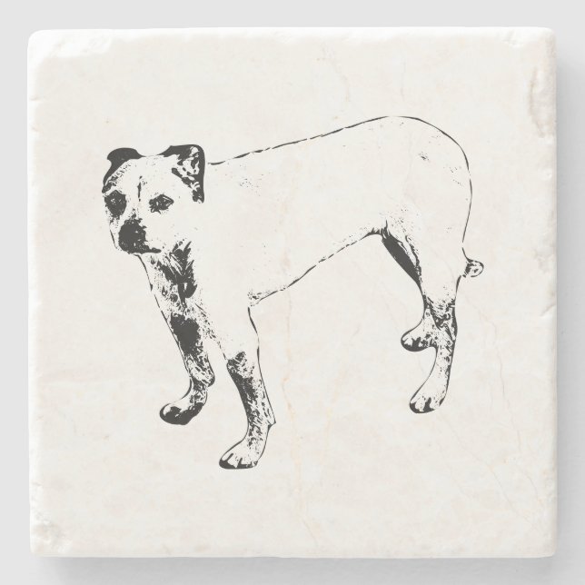 Lantern-Lit-Lookout Steinuntersetzer (Vorderseite)