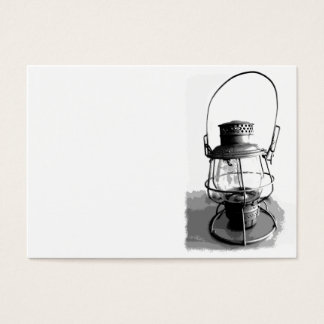 Lanterne de chemin de fer antique en argent