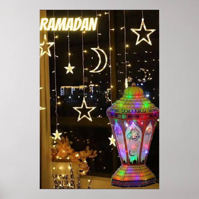 lanterne du Ramadan. affiche (Devant)