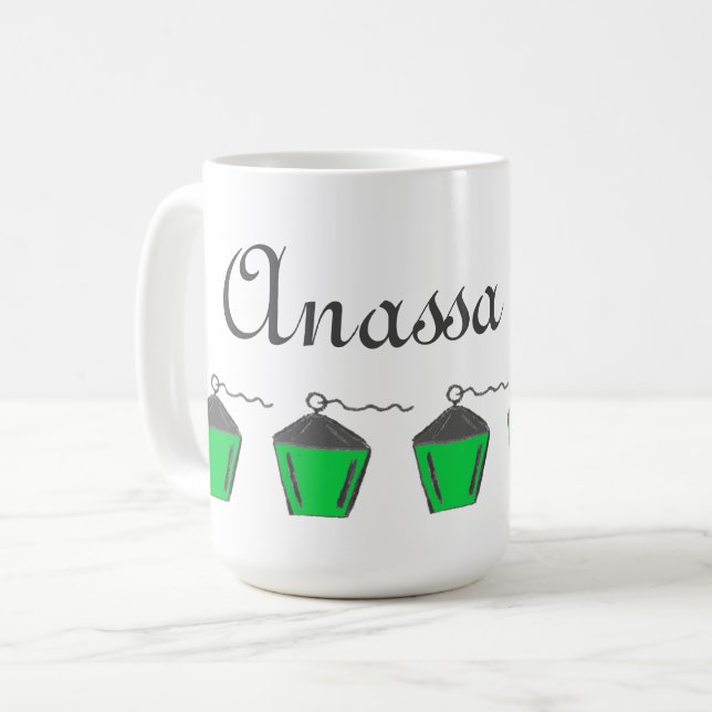 Lanterne verte Anassa kata Mug Bryn Mawr (Devant gauche)
