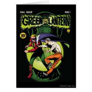 Lanterne verte avec le cap dans le combat