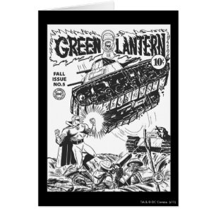 Lanterne verte dans les tranchées, noir et blanc