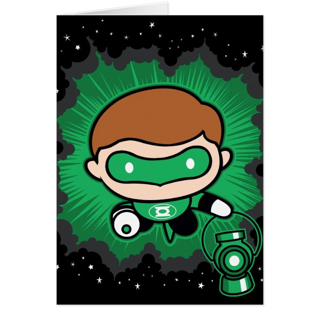 Lanterne verte de Chibi qui traverse l'espace (Devant)
