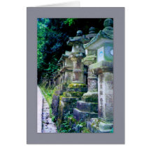 Lanternes en pierre, Nara, Carte Japon