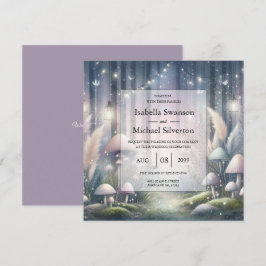 Lanternlight Dreams Bezaubernde Waldhochzeit Einladung