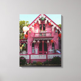 Lanterns and Pink Gingerbread - Martha's Vineyard Leinwanddruck