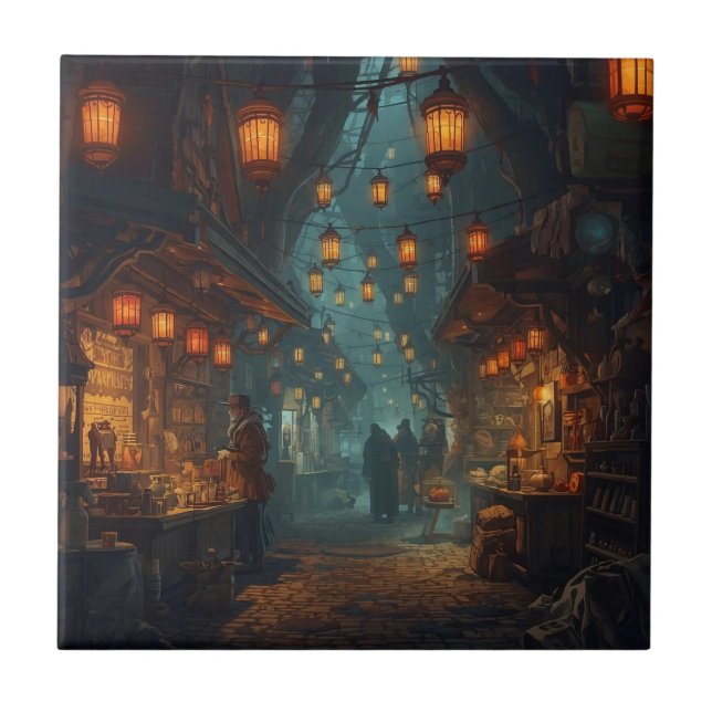 Lanterns of the Forgotten Alley Fliese (Vorderseite)
