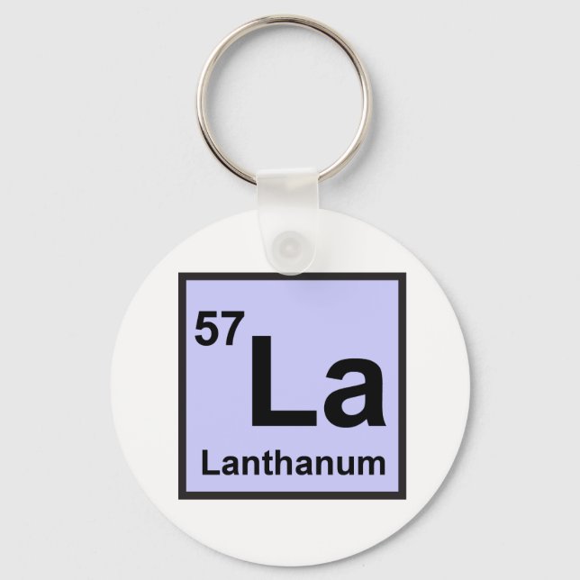 Lanthanum-Schlüsselanhänger Schlüsselanhänger (Vorderseite)
