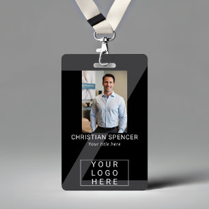 Lanyard de badge d'événement professionnel avec QR