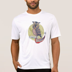 Lanyu Scops Owl mit traditionellen kanadischen SHI T-Shirt