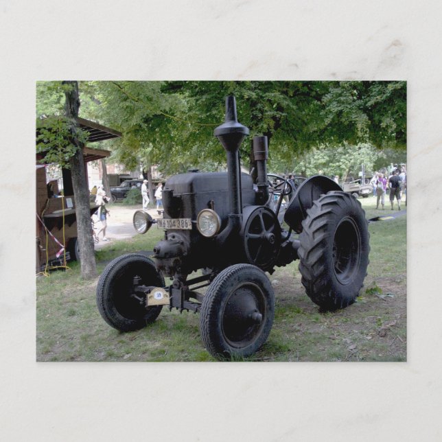 Lanz Bulldog Postkarte (Vorderseite)