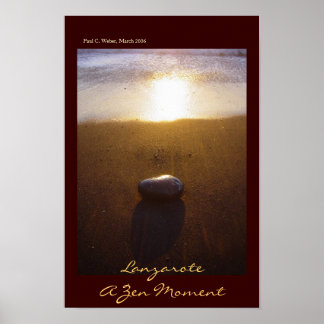 Lanzarote: Ein Zen-Moment Poster