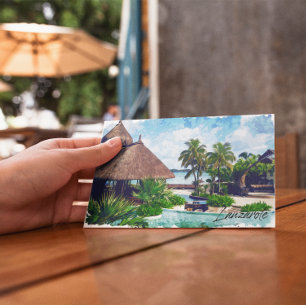 Lanzarote Kanarische Inseln Spanien Tropisch Postkarte