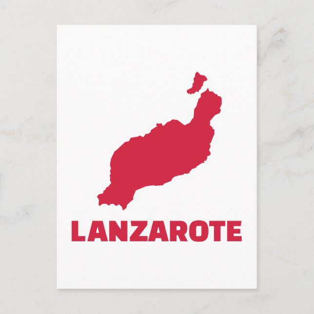 Lanzarote Postkarte (Vorderseite)