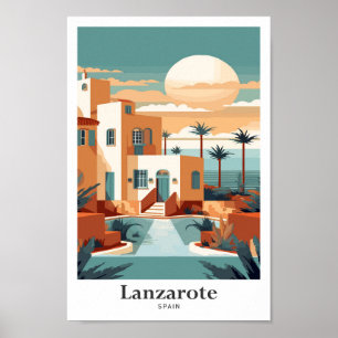Lanzarote Spanien Kunst, Dichtung und Musik Poster